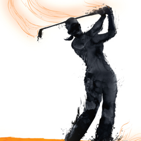 mujer jugando golf caso éxito qualiteasy portada